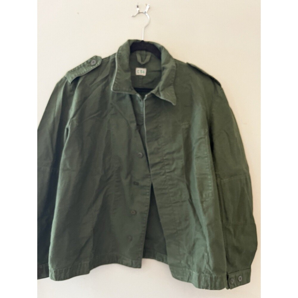 Vintage 1968 Swedish Military C54 Parka M59 Field Jacket Green Mens L / XL